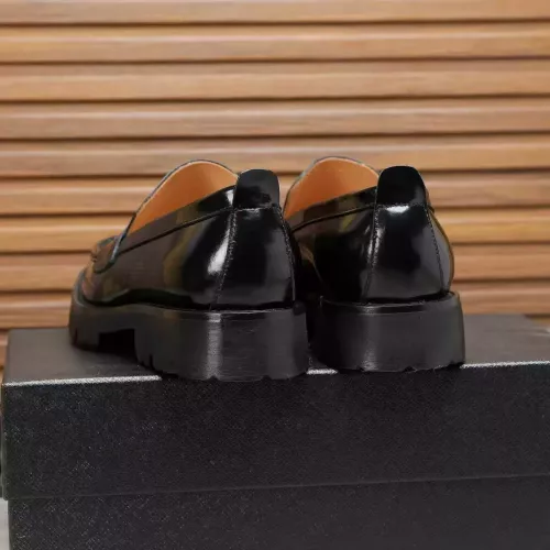Replica Prada Leather Shoes For Men #1373404 $100.00 USD for Wholesale