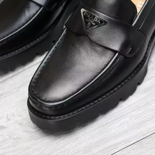 Replica Prada Leather Shoes For Men #1373405 $100.00 USD for Wholesale