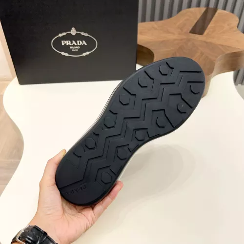 Replica Prada Leather Shoes For Men #1373441 $155.00 USD for Wholesale
