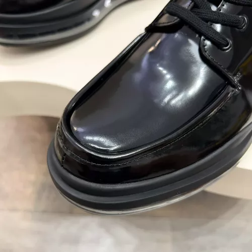 Replica Prada Leather Shoes For Men #1373442 $155.00 USD for Wholesale