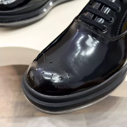 Replica Prada Leather Shoes For Men #1373444 $155.00 USD for Wholesale
