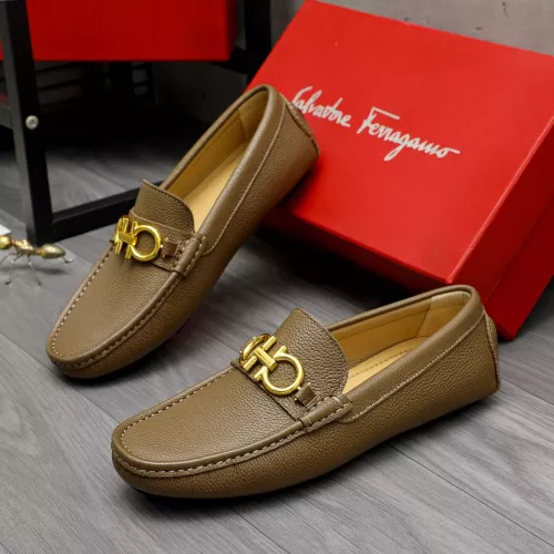 Wholesale Salvatore Ferragamo Leather Shoes For Men #1373498 $82.00 USD, Wholesale Quality Replica Salvatore Ferragamo Leather Shoes