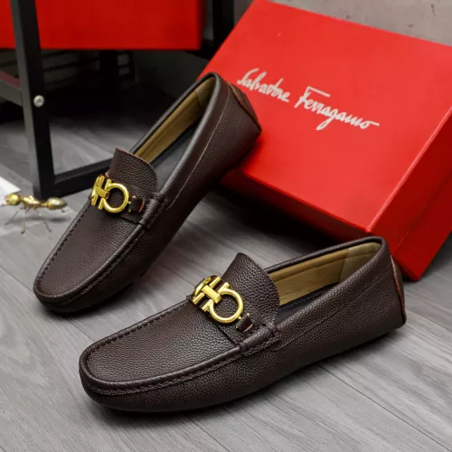 Wholesale Salvatore Ferragamo Leather Shoes For Men #1373499 $82.00 USD, Wholesale Quality Replica Salvatore Ferragamo Leather Shoes