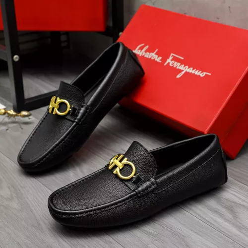 Wholesale Salvatore Ferragamo Leather Shoes For Men #1373500 $82.00 USD, Wholesale Quality Replica Salvatore Ferragamo Leather Shoes