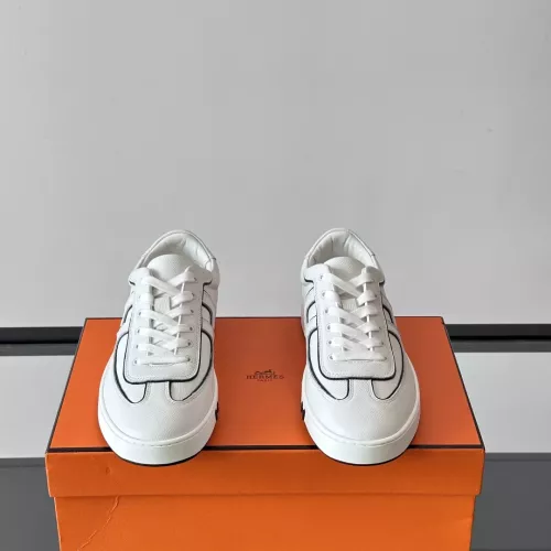Replica Hermes Casual Shoes For Men #1373516 $128.00 USD for Wholesale