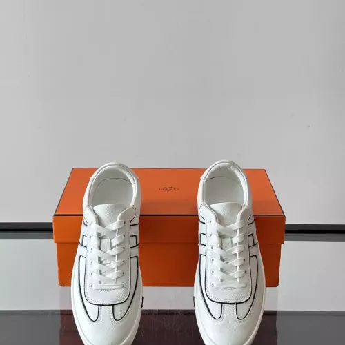 Replica Hermes Casual Shoes For Men #1373516 $128.00 USD for Wholesale