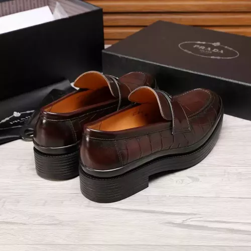 Replica Prada Leather Shoes For Men #1373519 $102.00 USD for Wholesale