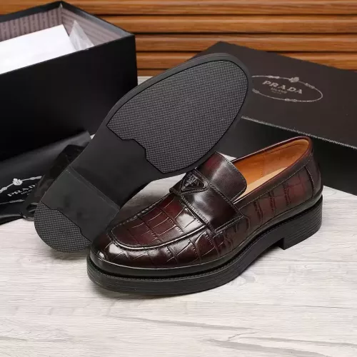 Replica Prada Leather Shoes For Men #1373519 $102.00 USD for Wholesale
