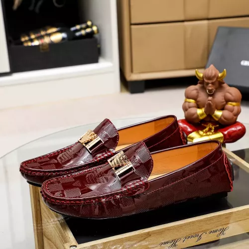 Replica Armani Leather Shoes For Men #1373535 $72.00 USD for Wholesale