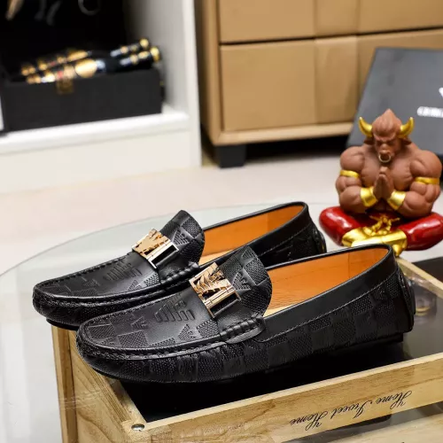 Replica Armani Leather Shoes For Men #1373537 $72.00 USD for Wholesale