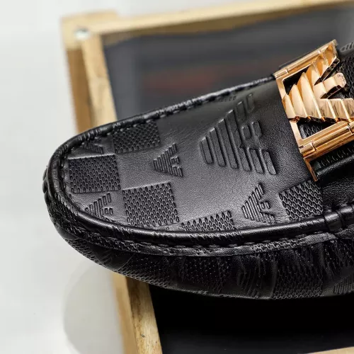 Replica Armani Leather Shoes For Men #1373537 $72.00 USD for Wholesale