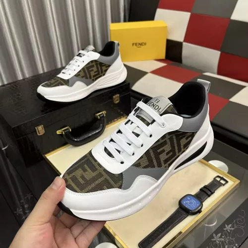 Wholesale Fendi Casual Shoes For Men #1373624 $82.00 USD, Wholesale Quality Replica Fendi Casual Shoes