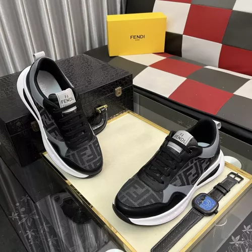 Replica Fendi Casual Shoes For Men #1373625 $82.00 USD for Wholesale