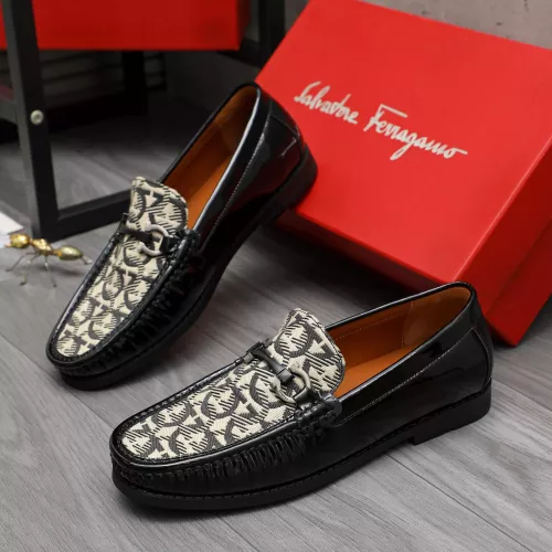 Wholesale Salvatore Ferragamo Leather Shoes For Men #1373656 $80.00 USD, Wholesale Quality Replica Salvatore Ferragamo Leather Shoes