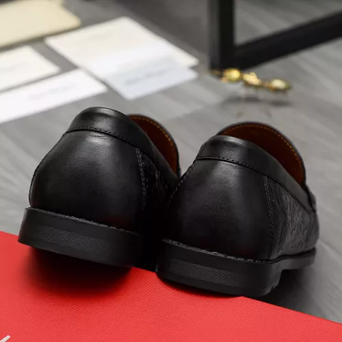 Replica Salvatore Ferragamo Leather Shoes For Men #1373663 $80.00 USD for Wholesale