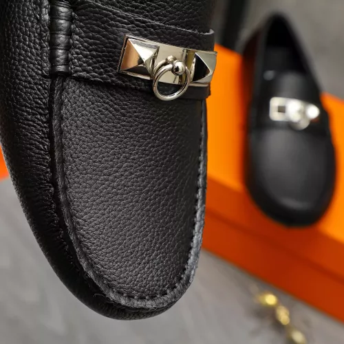 Replica Hermes Leather Shoes For Men #1373668 $82.00 USD for Wholesale