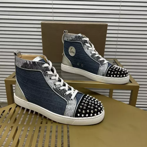 Wholesale Christian Louboutin High Top Shoes For Women #1373703 $98.00 USD, Wholesale Quality Replica Christian Louboutin High Top Shoes