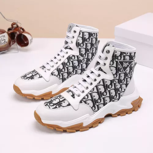 Wholesale Christian Dior High Top Shoes For Men #1373742 $82.00 USD, Wholesale Quality Replica Christian Dior High Top Shoes