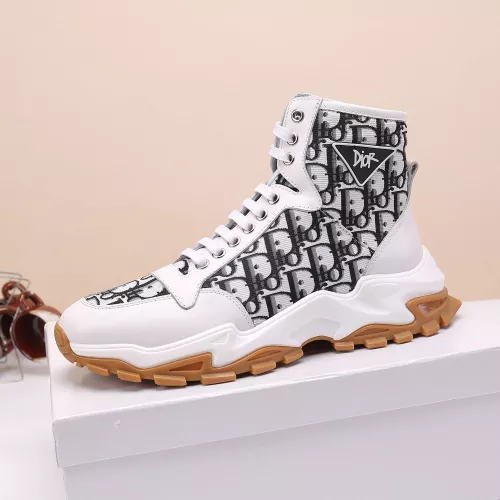 Replica Christian Dior High Top Shoes For Men #1373742 $82.00 USD for Wholesale