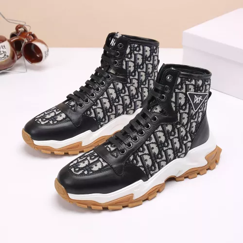 Wholesale Christian Dior High Top Shoes For Men #1373743 $82.00 USD, Wholesale Quality Replica Christian Dior High Top Shoes