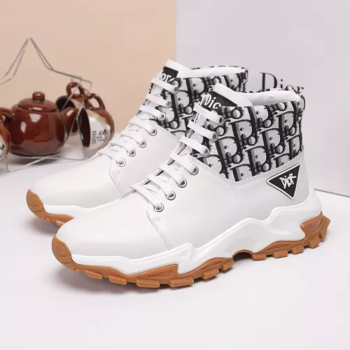 Wholesale Christian Dior High Top Shoes For Men #1373744 $85.00 USD, Wholesale Quality Replica Christian Dior High Top Shoes