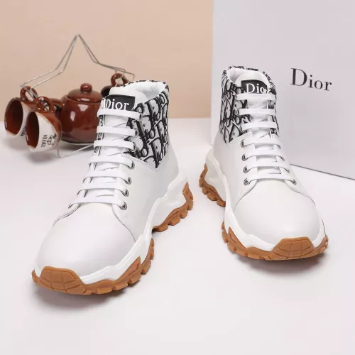 Replica Christian Dior High Top Shoes For Men #1373744 $85.00 USD for Wholesale