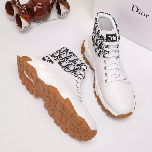 Replica Christian Dior High Top Shoes For Men #1373744 $85.00 USD for Wholesale