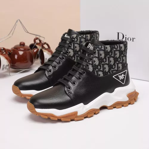 Wholesale Christian Dior High Top Shoes For Men #1373745 $85.00 USD, Wholesale Quality Replica Christian Dior High Top Shoes
