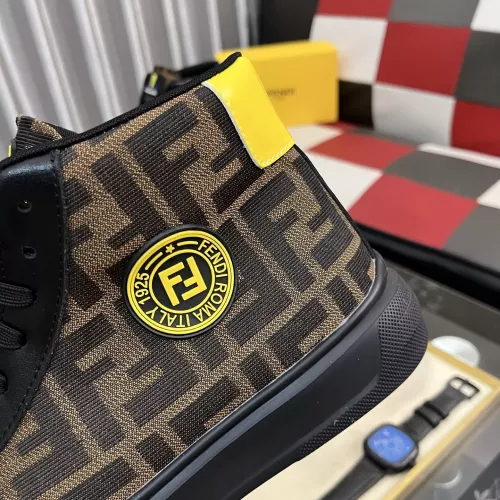 Replica Fendi High Tops Casual Shoes For Men #1373747 $82.00 USD for Wholesale