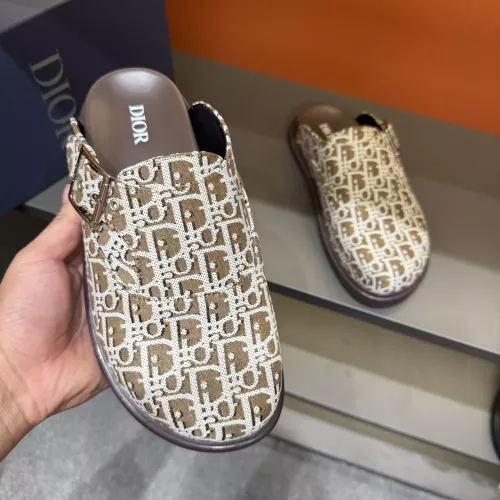Replica Christian Dior Slippers For Men #1373751 $64.00 USD for Wholesale