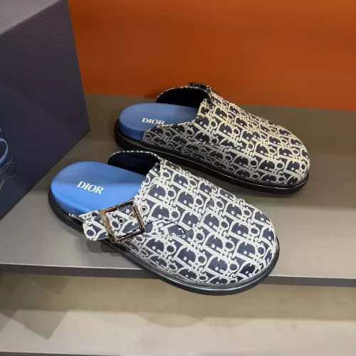 Replica Christian Dior Slippers For Men #1373753 $64.00 USD for Wholesale