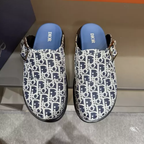 Replica Christian Dior Slippers For Men #1373753 $64.00 USD for Wholesale