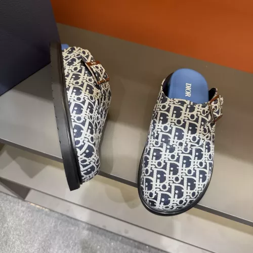 Replica Christian Dior Slippers For Men #1373753 $64.00 USD for Wholesale