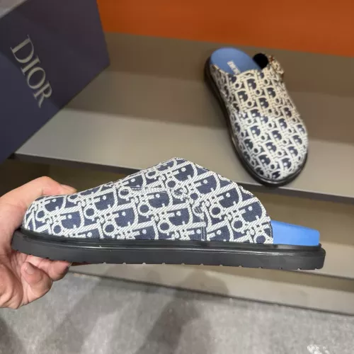 Replica Christian Dior Slippers For Men #1373753 $64.00 USD for Wholesale
