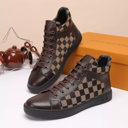 Wholesale Louis Vuitton High Tops Shoes For Men #1373758 $80.00 USD, Wholesale Quality Replica Louis Vuitton High Tops Shoes