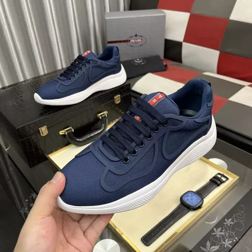 Wholesale Prada Casual Shoes For Men #1373845 $76.00 USD, Wholesale Quality Replica Prada Casual Shoes