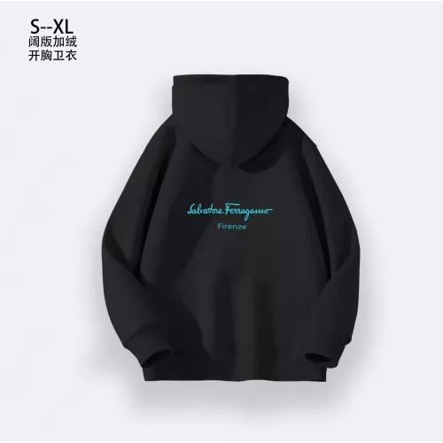 Wholesale Salvatore Ferragamo Hoodies Long Sleeved For Men #1373877 $40.00 USD, Wholesale Quality Replica Salvatore Ferragamo Hoodies