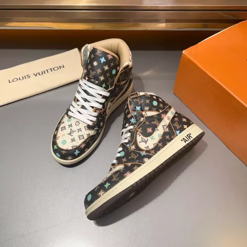 Wholesale Louis Vuitton High Tops Shoes For Men #1373888 $150.00 USD, Wholesale Quality Replica Louis Vuitton High Tops Shoes