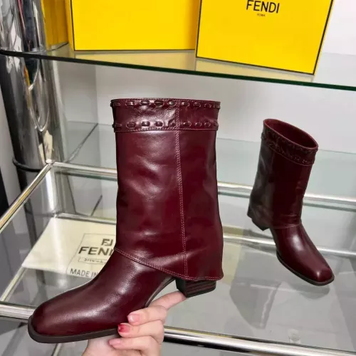 Replica Fendi Fashion Boots For Women #1374039 $145.00 USD for Wholesale