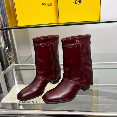 Replica Fendi Fashion Boots For Women #1374039 $145.00 USD for Wholesale