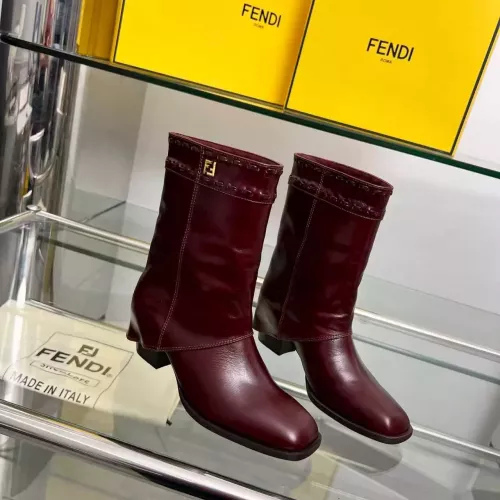 Replica Fendi Fashion Boots For Women #1374039 $145.00 USD for Wholesale