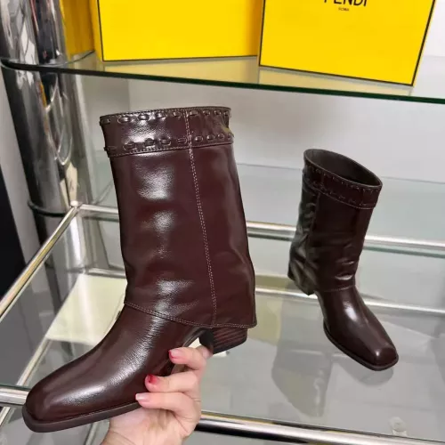 Replica Fendi Fashion Boots For Women #1374040 $145.00 USD for Wholesale