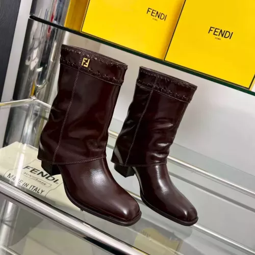 Replica Fendi Fashion Boots For Women #1374040 $145.00 USD for Wholesale