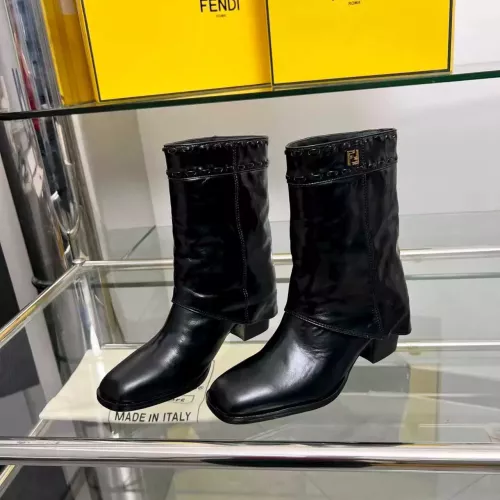 Replica Fendi Fashion Boots For Women #1374041 $145.00 USD for Wholesale