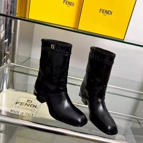 Replica Fendi Fashion Boots For Women #1374041 $145.00 USD for Wholesale