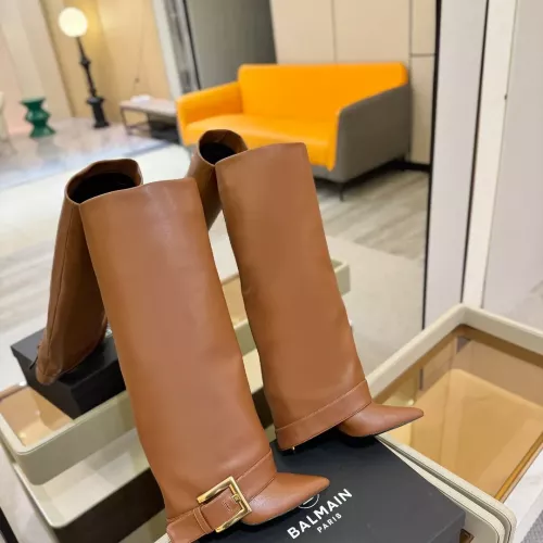 Replica Balmain Boots For Women #1374047 $240.00 USD for Wholesale