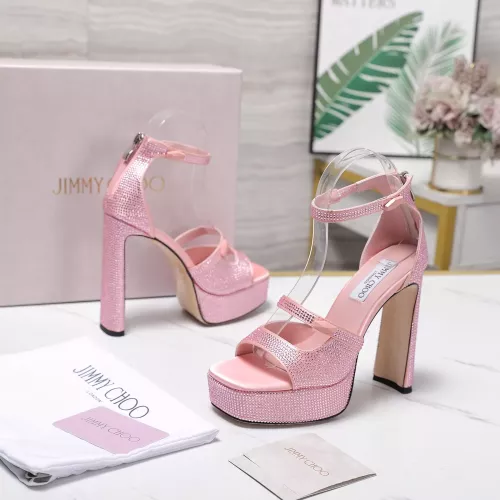 Wholesale Jimmy Choo Sandals For Women #1374064 $130.00 USD, Wholesale Quality Replica Jimmy Choo Sandals