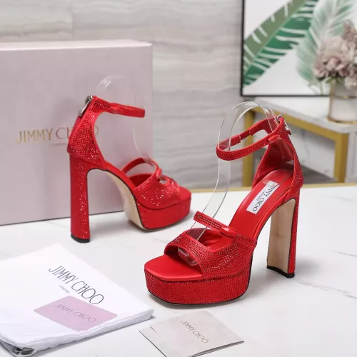 Wholesale Jimmy Choo Sandals For Women #1374065 $130.00 USD, Wholesale Quality Replica Jimmy Choo Sandals