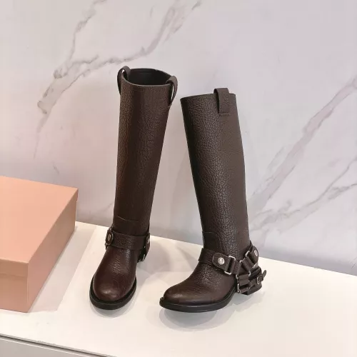 Wholesale MIU MIU Boots For Women #1374069 $182.00 USD, Wholesale Quality Replica MIU MIU Boots