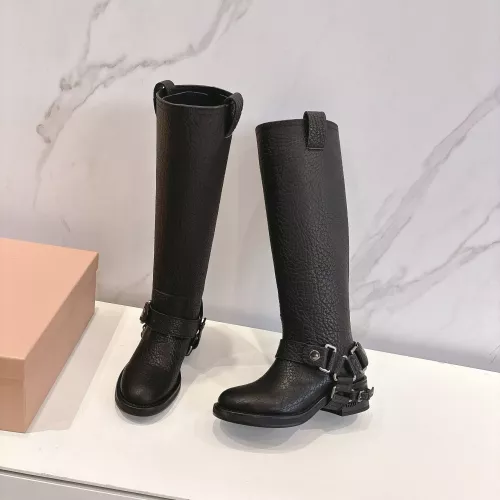 Wholesale MIU MIU Boots For Women #1374070 $182.00 USD, Wholesale Quality Replica MIU MIU Boots